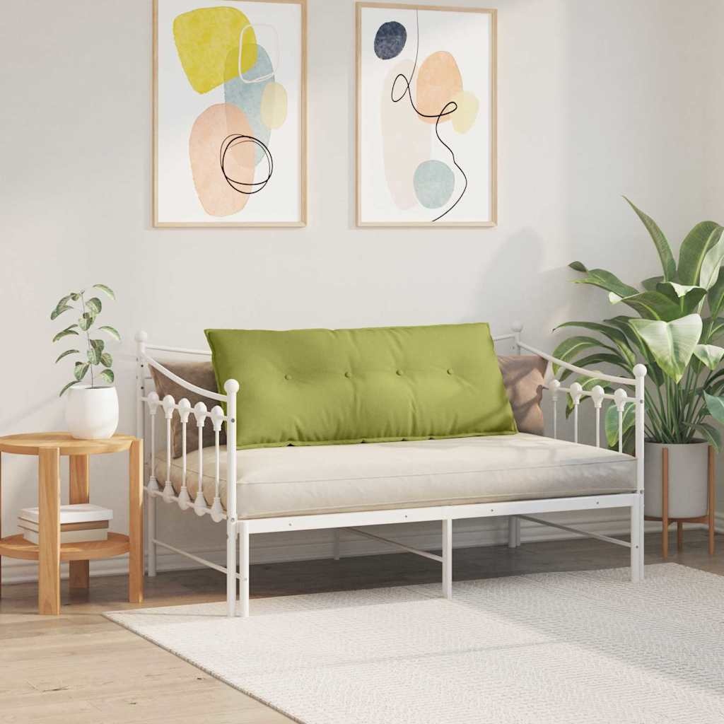 VidaXL Rugkussen Lichtgroen 120 x 19 x 50 cm Stof