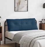 VidaXL Rugkussen Blauw 120 x 19 x 50 cm Stof