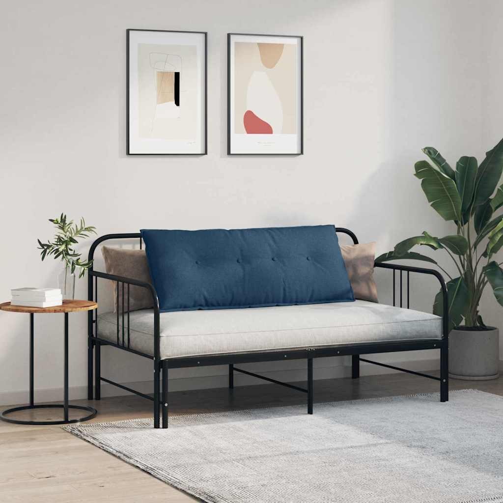 VidaXL Rugkussen Blauw 120 x 19 x 50 cm Stof