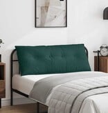 VidaXL Rugkussen Donkergroen 120 x 19 x 50 cm Stof