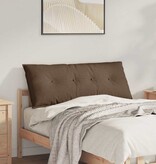 VidaXL Rugkussen Bruin 120 x 19 x 50 cm Stof