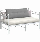 VidaXL Rugkussen Lichtgrijs 120 x 19 x 50 cm Stof