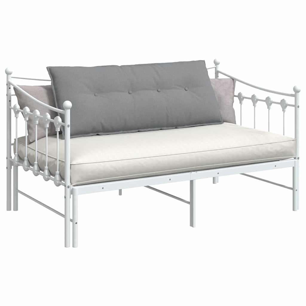 VidaXL Rugkussen Lichtgrijs 120 x 19 x 50 cm Stof