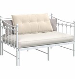 VidaXL Rugkussen Beige 100 x 50 cm Microvezel Stof