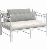 VidaXL Rugkussen Lichtgrijs 100 x 50 cm Microvezel Stof