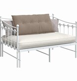 VidaXL Rugkussen Taupe 100 x 50 cm Microvezel Stof