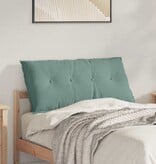 VidaXL Rugkussen Zeegroen 100 x 50 cm Katoen Stof