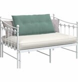 VidaXL Rugkussen Zeegroen 100 x 50 cm Katoen Stof