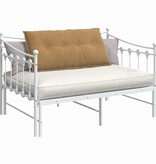 VidaXL Rugkussen Bruin 100 x 50 cm Katoen Stof