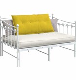 VidaXL Rugkussen Geel 100 x 50 cm Katoen Stof