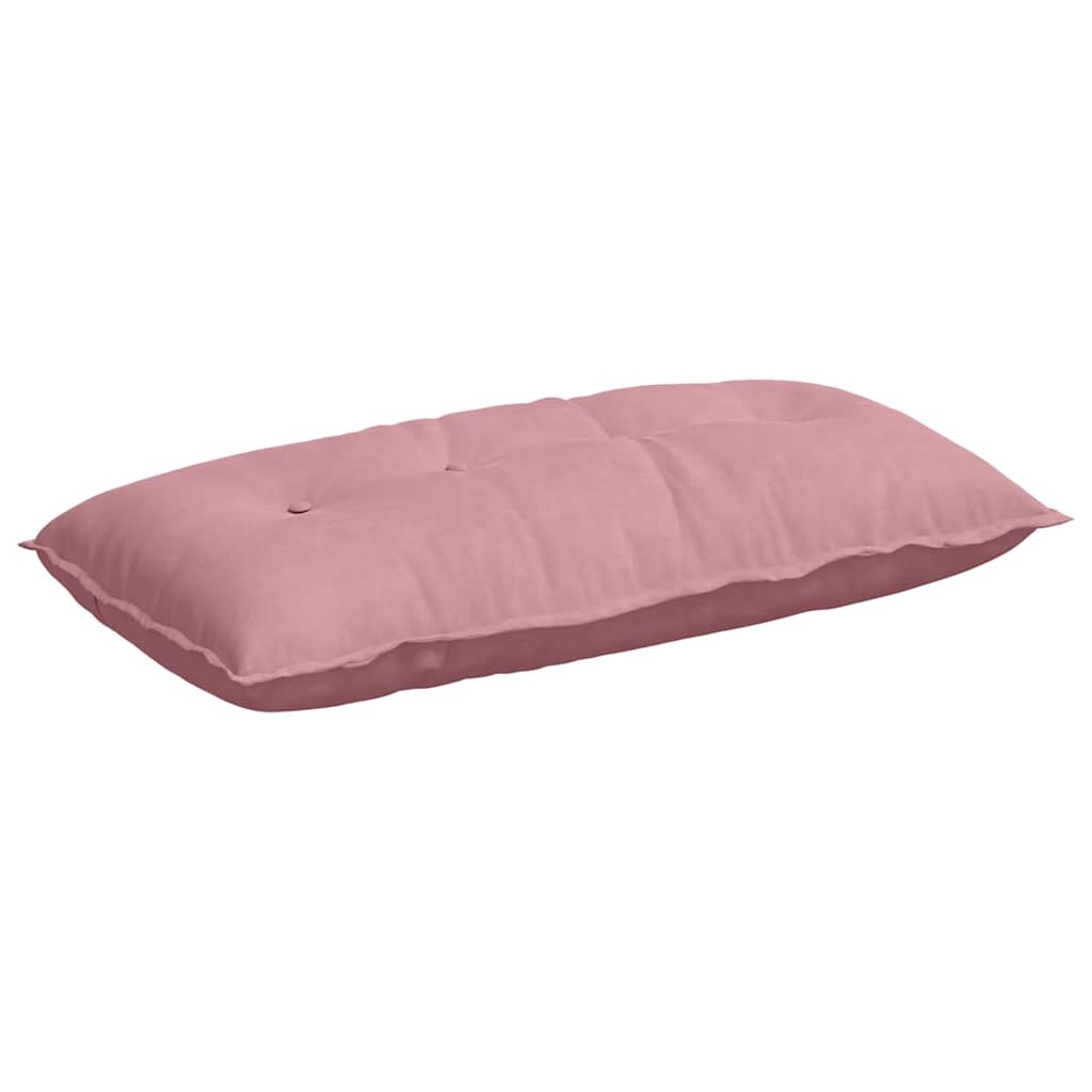 VidaXL Rugkussen Roze 100 x 50 cm Katoen Stof