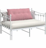 VidaXL Rugkussen Roze 100 x 50 cm Katoen Stof