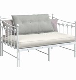 VidaXL Rugkussen Lichtgrijs 100 x 50 cm Katoen Stof