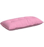 VidaXL Rugkussen Roze 100 x 19 x 50 cm Stof