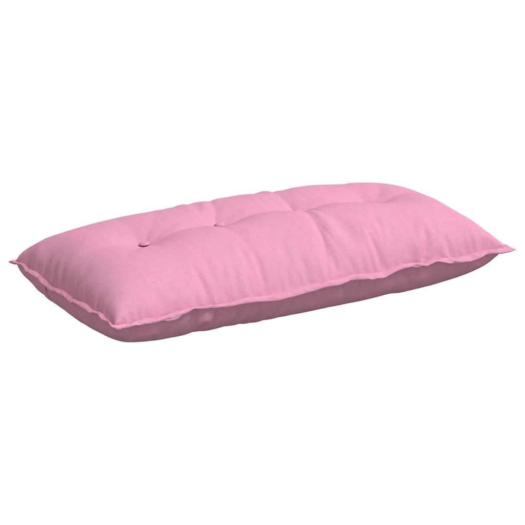 VidaXL Rugkussen Roze 100 x 19 x 50 cm Stof
