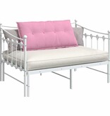 VidaXL Rugkussen Roze 100 x 19 x 50 cm Stof