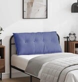 VidaXL Rugkussen Jeans Blauw 100 x 19 x 50 cm Stof