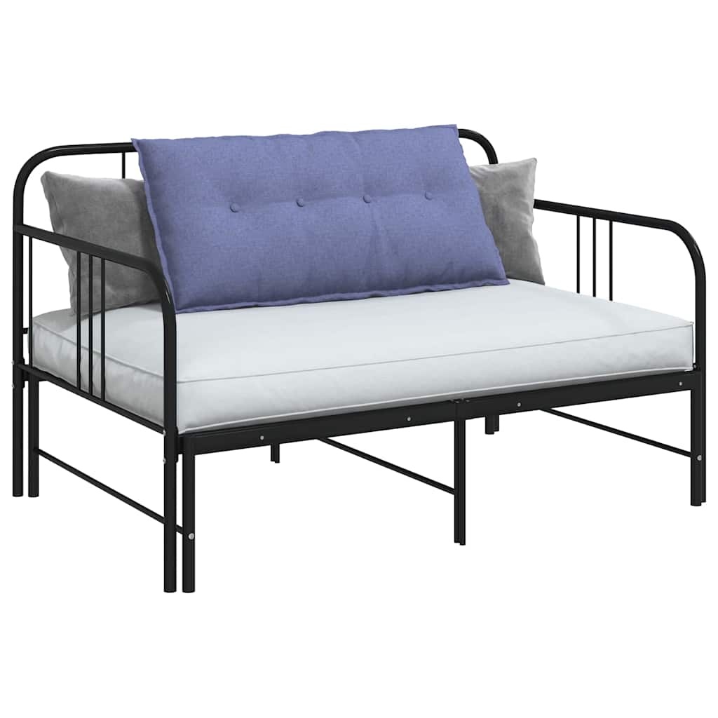 VidaXL Rugkussen Jeans Blauw 100 x 19 x 50 cm Stof