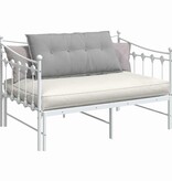 VidaXL Rugkussen Wolkengrijs 100 x 19 x 50 cm Stof