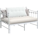 VidaXL Rugkussen Wit 100 x 19 x 50 cm Stof