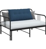 VidaXL Rugkussen Blauw 100 x 19 x 50 cm Stof