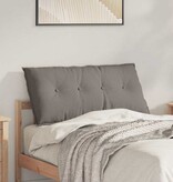 VidaXL Rugkussen Taupe 100 x 19 x 50 cm Stof