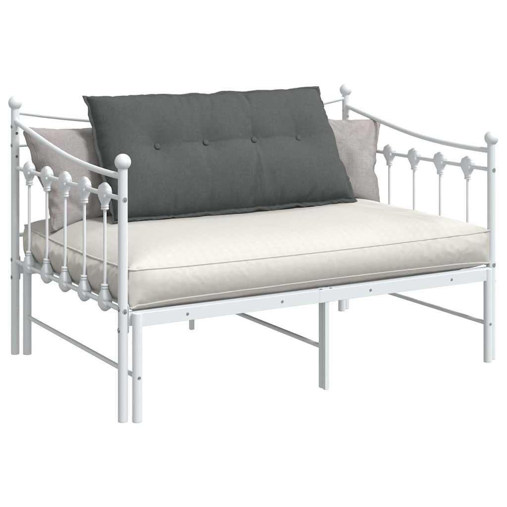 VidaXL Rugkussen Donkergrijs 100 x 19 x 50 cm Stof