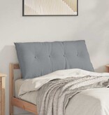 VidaXL Rugkussen Lichtgrijs 100 x 19 x 50 cm Stof