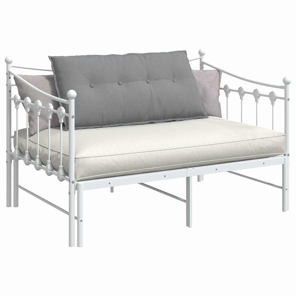 VidaXL Rugkussen Lichtgrijs 100 x 19 x 50 cm Stof