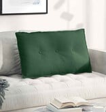 VidaXL Rugkussen Jungle Groen 80 x 50 cm Katoen Stof