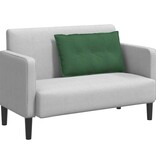 VidaXL Rugkussen Jungle Groen 80 x 50 cm Katoen Stof