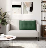 VidaXL Rugkussen Jungle Groen 80 x 50 cm Katoen Stof