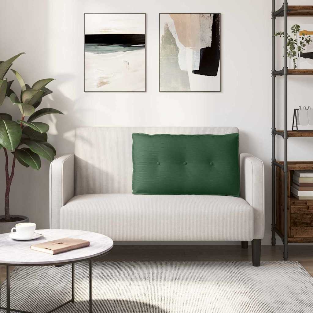 VidaXL Rugkussen Jungle Groen 80 x 50 cm Katoen Stof