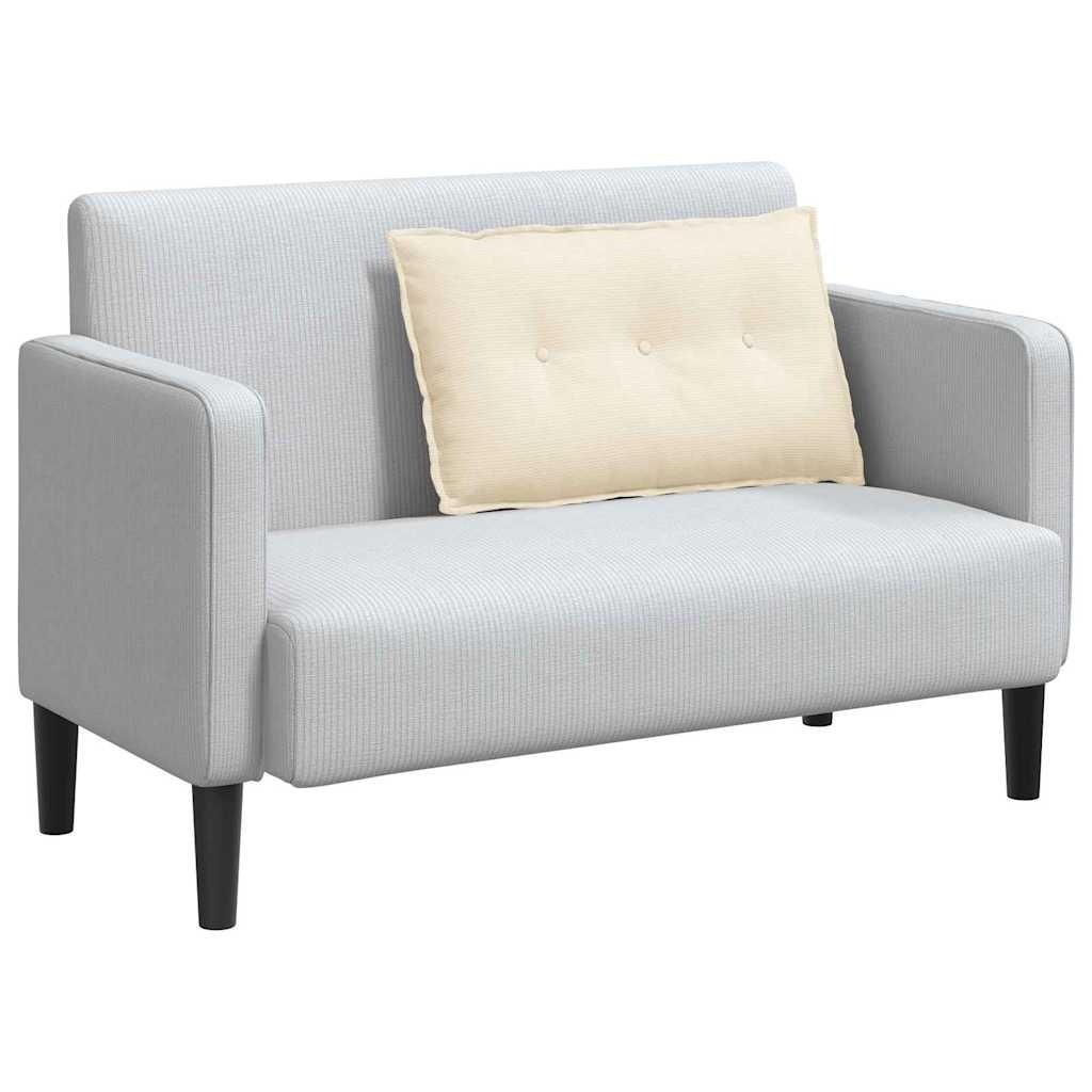 VidaXL Rugkussen Crème 80 x 50 cm Katoen Stof