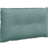 VidaXL Rugkussen Zeegroen 80 x 50 cm Katoen Stof