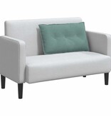 VidaXL Rugkussen Zeegroen 80 x 50 cm Katoen Stof