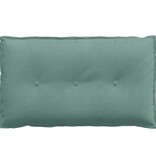 VidaXL Rugkussen Zeegroen 80 x 50 cm Katoen Stof