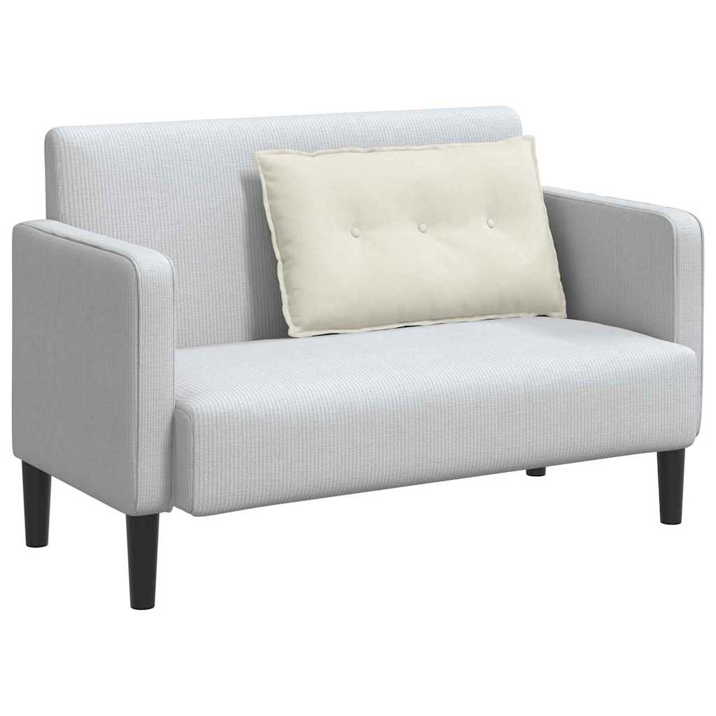 VidaXL Rugkussen Crème 80 x 50 cm Katoen Stof