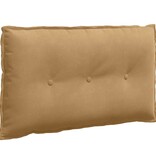 VidaXL Rugkussen Bruin 80 x 50 cm Katoen Stof