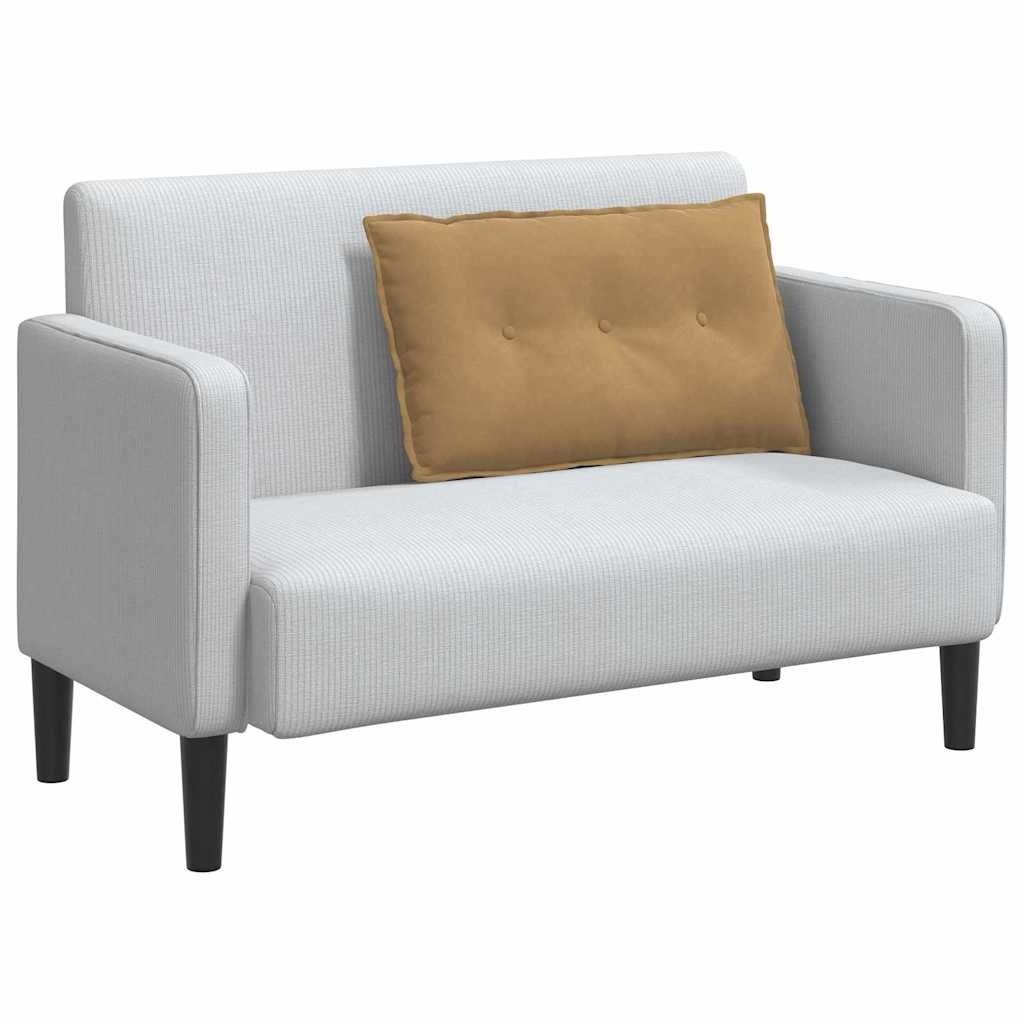 VidaXL Rugkussen Bruin 80 x 50 cm Katoen Stof