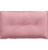 VidaXL Rugkussen Roze 80 x 50 cm Katoen Stof