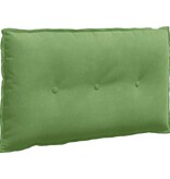 VidaXL Rugkussen Lichtgroen 80 x 50 cm Katoen Stof