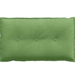 VidaXL Rugkussen Lichtgroen 80 x 50 cm Katoen Stof