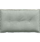 VidaXL Rugkussen Lichtgrijs 80 x 50 cm Katoen Stof