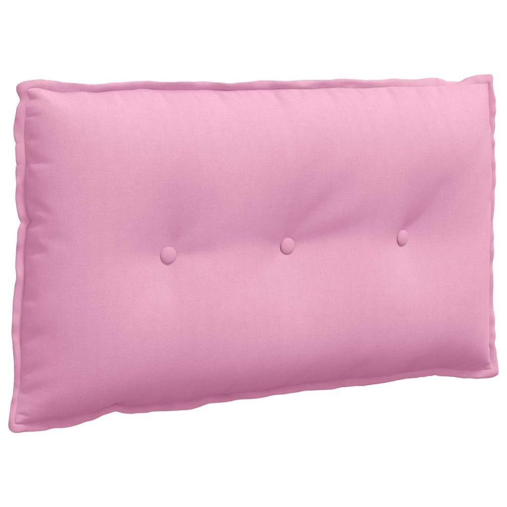 VidaXL Rugkussen Roze 80 x 19 x 50 cm Stof