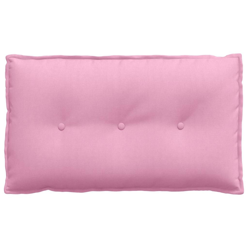 VidaXL Rugkussen Roze 80 x 19 x 50 cm Stof