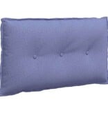 VidaXL Rugkussen Jeans Blauw 80 x 19 x 50 cm Stof