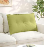 VidaXL Rugkussen Lichtgroen 80 x 19 x 50 cm Stof
