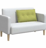 VidaXL Rugkussen Lichtgroen 80 x 19 x 50 cm Stof