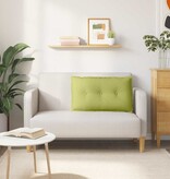 VidaXL Rugkussen Lichtgroen 80 x 19 x 50 cm Stof